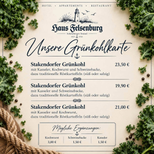 Ab sofort jetzt auch im Haus Felsenburg: