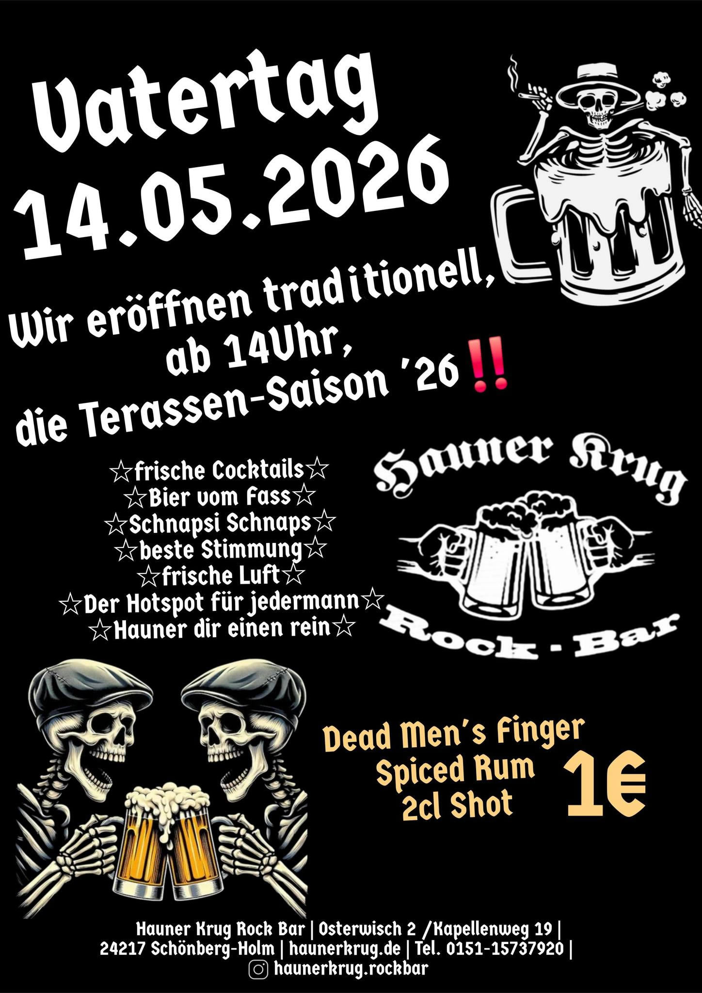 haunerkrug_vatertag Er&ouml;ffnung der Terrassen-Saison - Kulinarische Probstei
