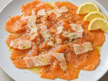 Lachscarpaccio